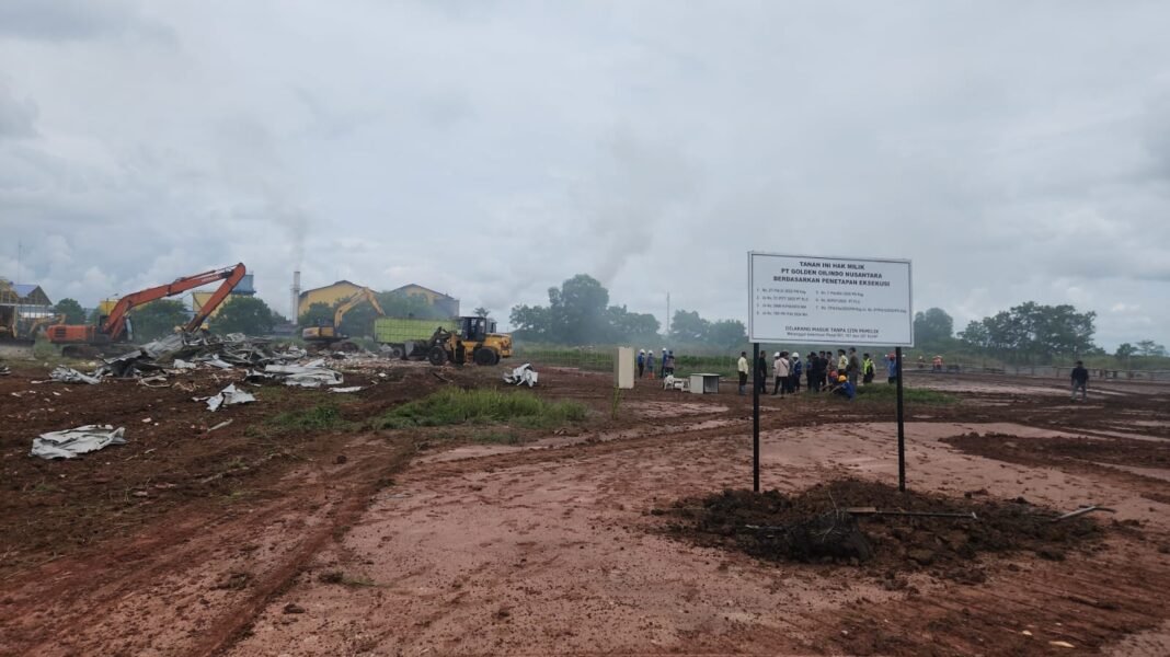Terkait Sengketa PT GON Melawan Putra Liusudarso Berakhir Eksekusi Pengosongan Lahan Terkait Sengketa PT GON Melawan Putra Liusudarso Berakhir Eksekusi Pengosongan Lahan