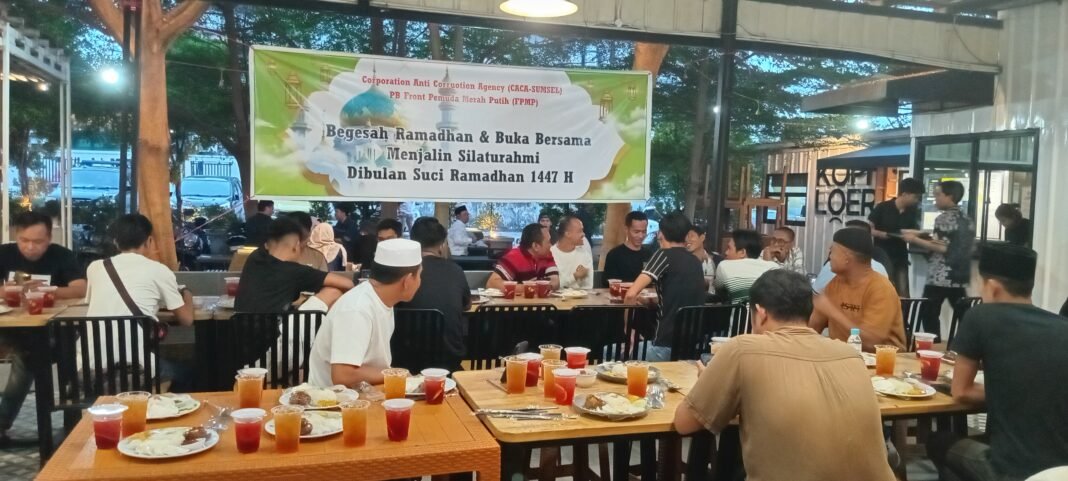 PB. Front Pemuda Merah Putih (FPMP) Bersama Corporation Anti Coruption Agency (Caca Sumsel) Gelar Buka Puasa Bersama PB. Front Pemuda Merah Putih (FPMP) Bersama Corporation Anti Coruption Agency (Caca Sumsel) Gelar Buka Puasa Bersama
