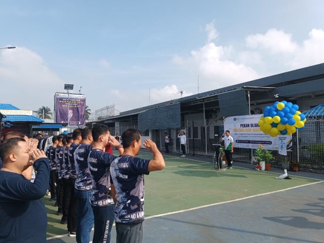Rutan Palembang Resmi Buka Pekan Olahraga dan Seni 2026, Semarak Hari Bhakti Pemasyarakatan ke-62 Rutan Palembang Resmi Buka Pekan Olahraga dan Seni 2026, Semarak Hari Bhakti Pemasyarakatan ke-62