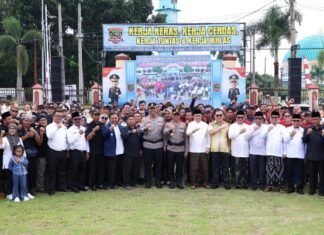 Apel Sabuk Kamtibmas Musi Rawas, Polda Sumsel Dorong Partisipasi Publik Wujudkan Indonesia Emas 2045