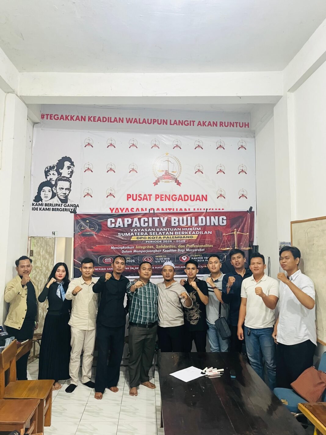 YBH Sumsel Berkeadilan DPC Palembang Gelar Capacity Building, Siap Jalankan Bantuan Hukum Gratis YBH Sumsel Berkeadilan DPC Palembang Gelar Capacity Building, Siap Jalankan Bantuan Hukum Gratis