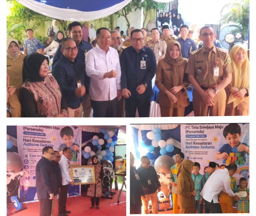 Melalui Program TJSL, PT.TSM (Perseroda) Berikan Bantuan Kepada ABK di SLB Autis Gentaralam Talang Kelapa Palembang Melalui Program TJSL, PT.TSM (Perseroda) Berikan Bantuan Kepada ABK di SLB Autis Gentaralam Talang Kelapa Palembang