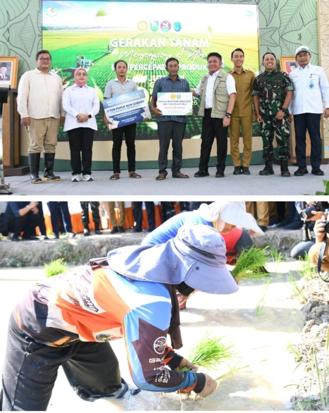 Korem 044/Gapo Bersama Pemprov Sumsel Laksanakan Gerak Tanam Hadapi El Nino di 17 Kabupaten Kota Korem 044/Gapo Bersama Pemprov Sumsel Laksanakan Gerak Tanam Hadapi El Nino di 17 Kabupaten Kota