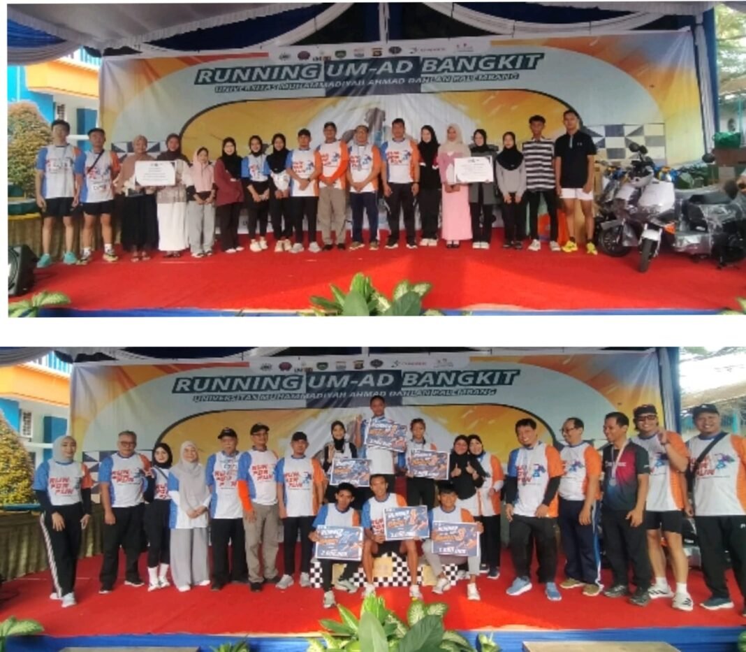 Usai Gelar Kegiatan Fun Running 5 KM, UM-AD Palembang Umumkan 20 Orang Mendapat Beasiswa Kuliah Gratis Usai Gelar Kegiatan Fun Running 5 KM, UM-AD Palembang Umumkan 20 Orang Mendapat Beasiswa Kuliah Gratis