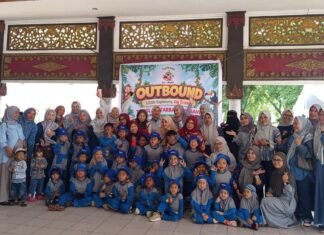 Serunya Outbound TK Islam Tarbawi An Nahl di Taman Wisata Kerajaan Sriwijaya Palembang