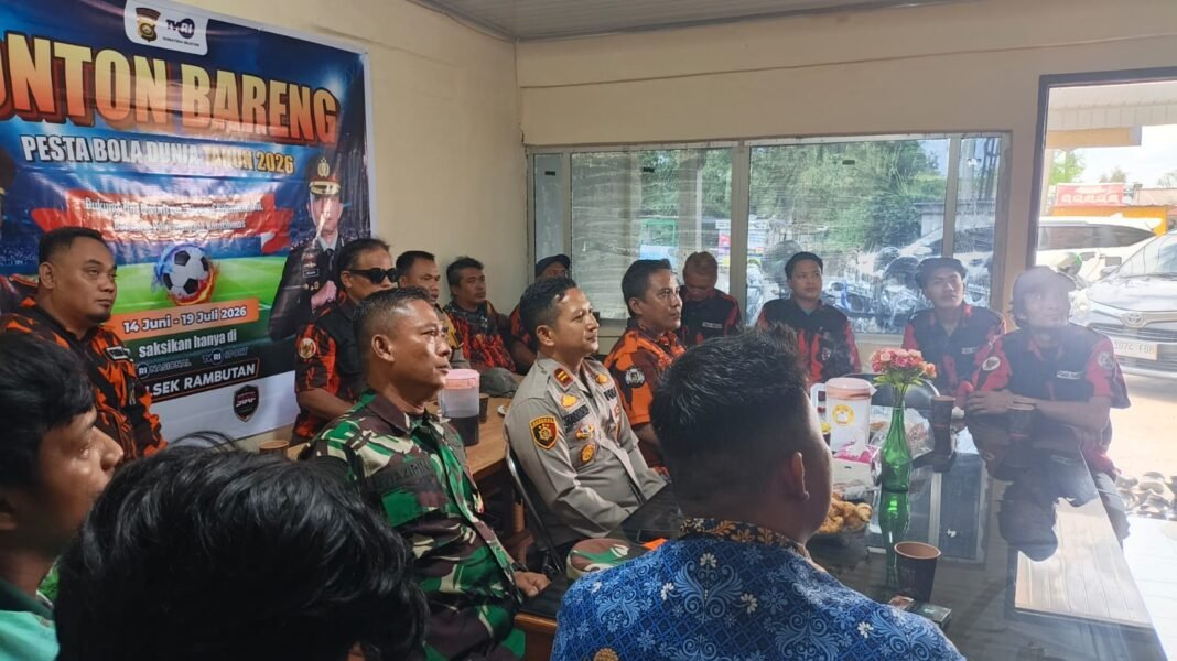 Pererat Sinergitas, PAC Pemuda Pancasila Jakabaring Palembang Giat Nonton Bareng Piala Dunia 2026 Bersama Forkopincam, Drivel Ojol dan Masyarakat Pererat Sinergitas, PAC Pemuda Pancasila Jakabaring Palembang Giat Nonton Bareng Piala Dunia 2026 Bersama Forkopincam, Drivel Ojol dan Masyarakat