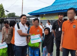 Rutan Kelas I Palembang Salurkan Bantuan Sosial kepada Keluarga Warga Binaan, Wujud Kepedulian dan Penguatan Hubungan dengan Masyarakat