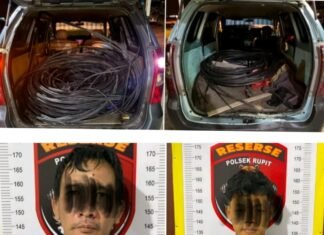 Kejar hingga Jambi, Polres Muratara Ringkus Komplotan Pencuri Infrastruktur Kelistrikan