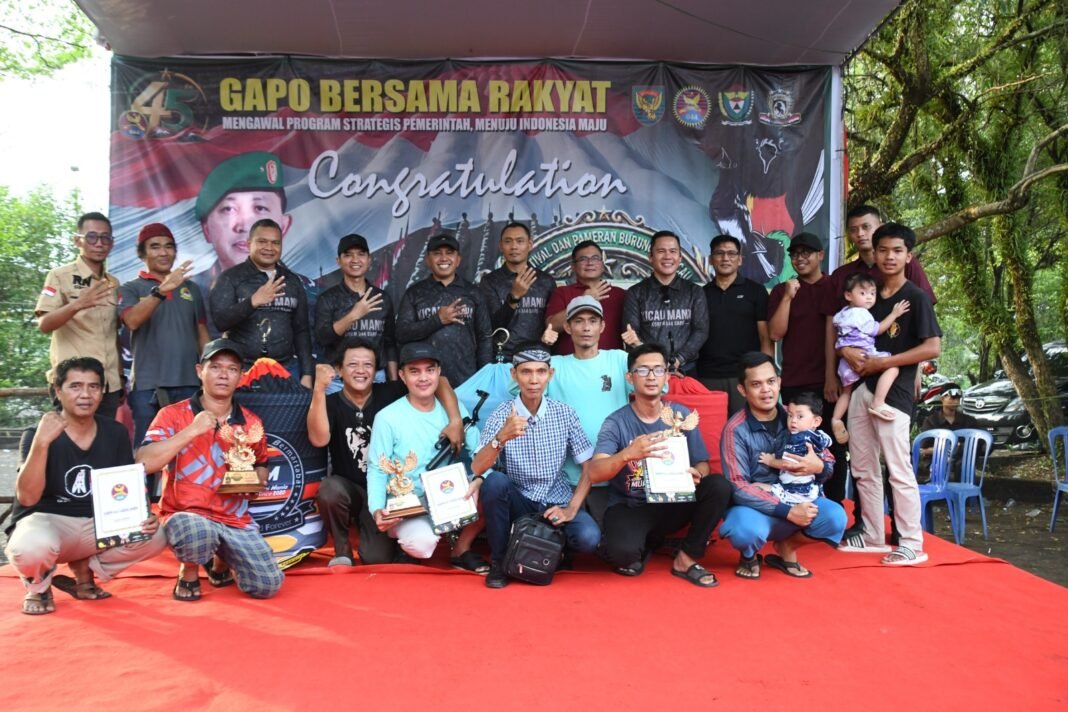 Lomba Kicau Mania Danrem 044/Gapo Cup Meriahkan HUT Ke-45 Korem 044/Garuda Dempo Tahun 2026 Lomba Kicau Mania Danrem 044/Gapo Cup Meriahkan HUT Ke-45 Korem 044/Garuda Dempo Tahun 2026
