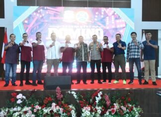 Semarak HUT ke-45 Korem 044/Gapo, Tournament Domino Satukan TNI dan Masyarakat