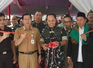 Kepedulian Ditebarkan Dan Hadir Untuk Masyarakat, Danrem 044/Gapo Resmikan Masjid