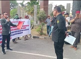 Gelar Aksi, PST Minta kejati Sumsel Usut Tuntas Dugaan KKN di Lingkungan Dinas Pendidikan Kabupaten OKI