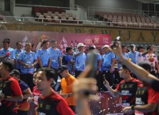 Sumsel Bhayangkara Run 2026 Sukses Digelar, Ribuan Pelari Padati Jakabaring Sport City Palembang