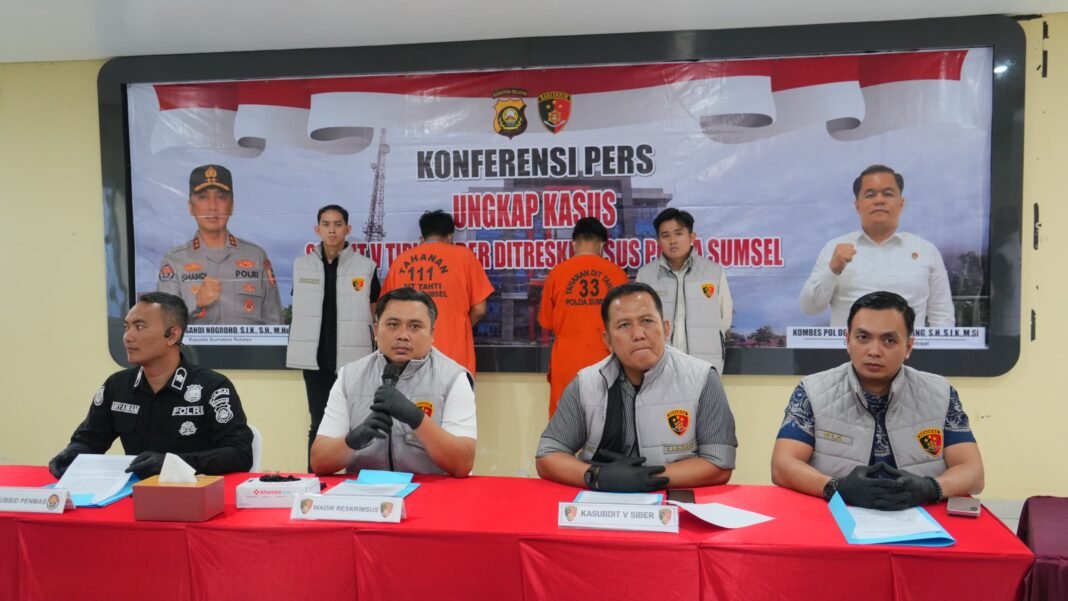 Polda Sumsel Bongkar Penipuan Digital Berkedok Bhayangkara Run 2026, Amankan Dua Tersangka Polda Sumsel Bongkar Penipuan Digital Berkedok Bhayangkara Run 2026, Amankan Dua Tersangka