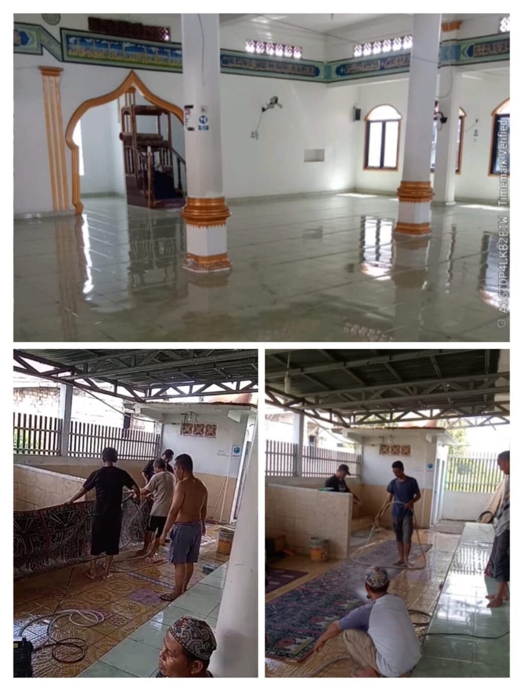 Warga RT 30 Kelurahan Kemang Agung Gotong Royong Bersihkan Masjid Darussalam Warga RT 30 Kelurahan Kemang Agung Gotong Royong Bersihkan Masjid Darussalam