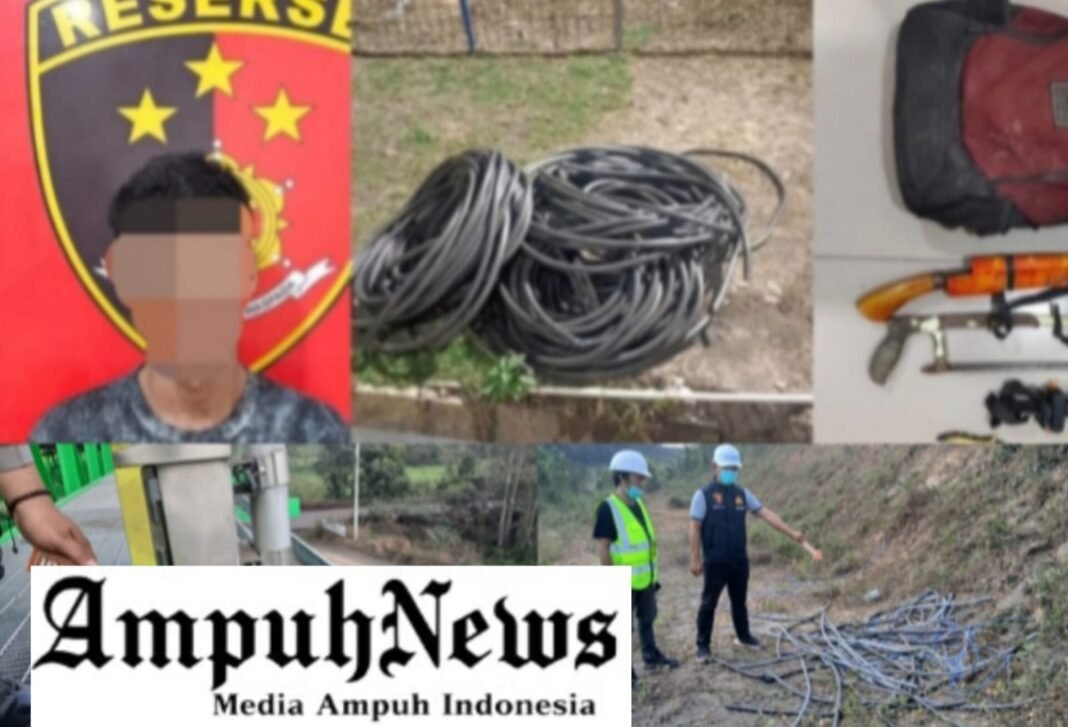 Curi Kabel Proyek Senilai Rp72,8 Juta, Pemuda 22 Tahun Dibekuk Polsek Lawang Kidul Curi Kabel Proyek Senilai Rp72,8 Juta, Pemuda 22 Tahun Dibekuk Polsek Lawang Kidul