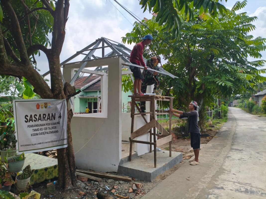 Hari Ke-14 TMMD Ke-129, Satgas Kodim 0418/Palembang Lanjutkan Pembangunan RTLH Rumah Bapak Fernando Hari Ke-14 TMMD Ke-129, Satgas Kodim 0418/Palembang Lanjutkan Pembangunan RTLH Rumah Bapak Fernando