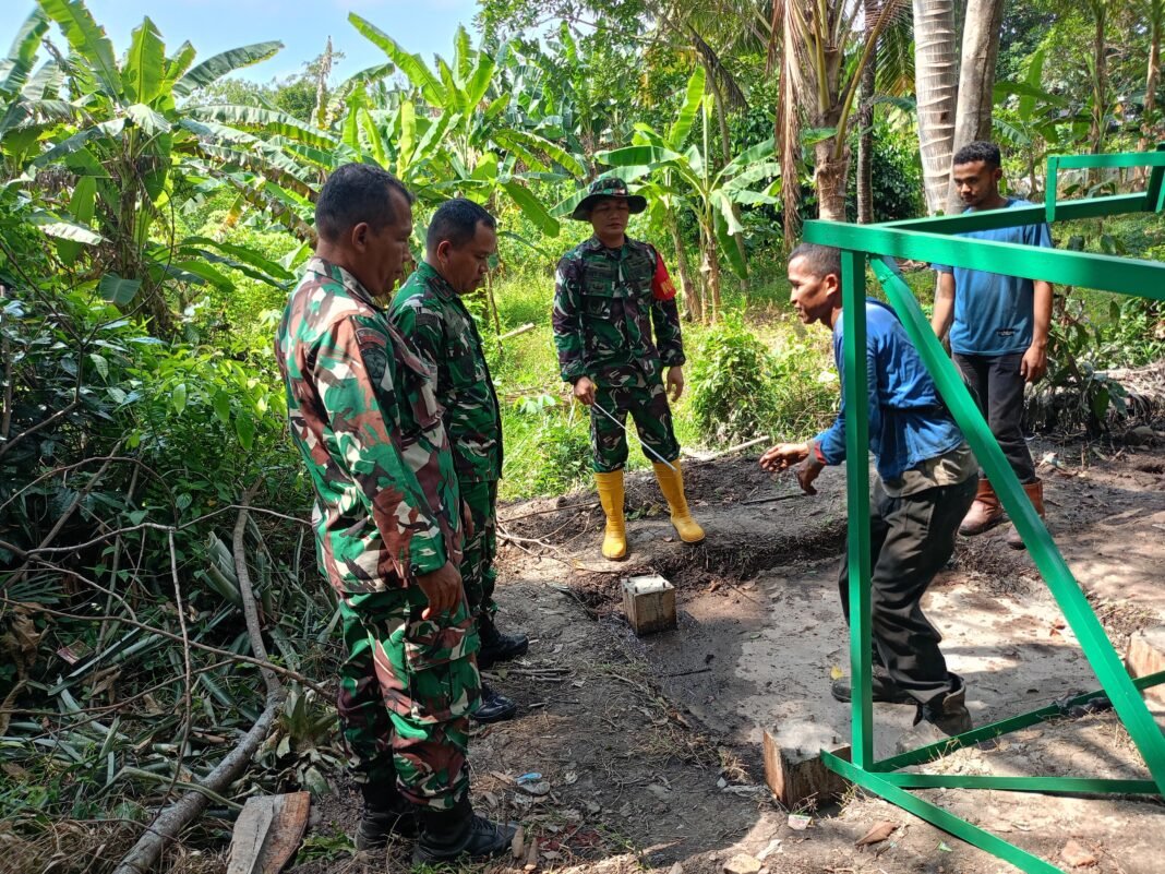 Wadan Satgas TMMD ke-129 Kodim 0418/Palembang Tinjau Progres Sumur Bor di Kampung Kreatif Kelurahan Talang Betutu Wadan Satgas TMMD ke-129 Kodim 0418/Palembang Tinjau Progres Sumur Bor di Kampung Kreatif Kelurahan Talang Betutu