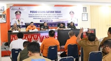 Danrem 044/Gapo Pimpin Rakor Evaluasi Karhutla Sumsel, Perkuat Sinergi dan Kesiapsiagaan Danrem 044/Gapo Pimpin Rakor Evaluasi Karhutla Sumsel, Perkuat Sinergi dan Kesiapsiagaan