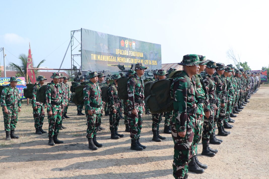 Penutupan TMMD ke-129 Kodim 0418 Palembang Berjalan Aman, Satgas Bersiap Kembali ke Satuan Penutupan TMMD ke-129 Kodim 0418 Palembang Berjalan Aman, Satgas Bersiap Kembali ke Satuan