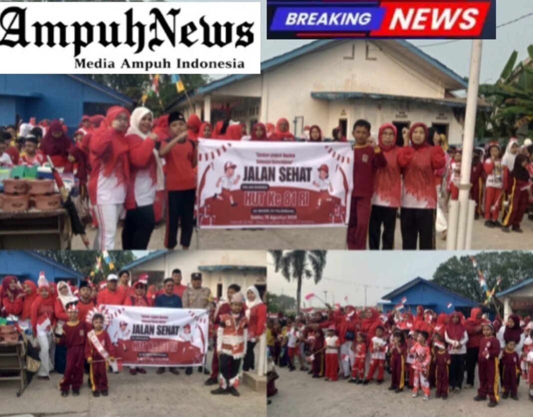 SDN 211 Palembang Gelar Jalan Sehat Bersama, Sambut HUT ke-81 RI SDN 211 Palembang Gelar Jalan Sehat Bersama, Sambut HUT ke-81 RI