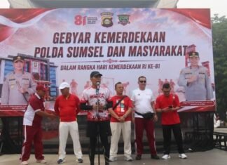Gebyar Kemerdekaan RI ke-81 di Monpera, Polda Sumsel Dekatkan Pelayanan Polri kepada Masyarakat