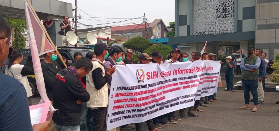 SIRA Bongkar Sejumlah Dugaan Persoalan PT Samora Usaha Jaya, Pemprov Sumsel Diminta Turun Tangan SIRA Bongkar Sejumlah Dugaan Persoalan PT Samora Usaha Jaya, Pemprov Sumsel Diminta Turun Tangan