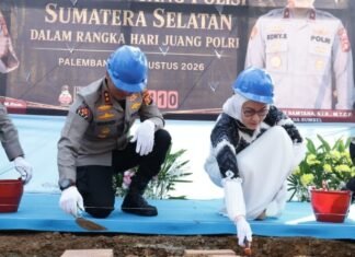Wujudkan Warisan Sejarah, Kapolda Sumsel Awali Pembangunan Monumen Juang Polisi