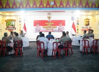 Kapolres OKI Terima Tim Satgas Lemdiklat Polri, Edukasi Warga Jadi Kunci Cegah Karhutla
