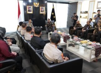 Polda Sumsel-Kejati Sumsel Perkuat Sinergi Jaga Stabilitas Kamtibmas
