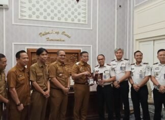 Pererat Sinergi, Kepala Rutan Kelas I Palembang Audiensi dengan Pemerintah Kota Palembang