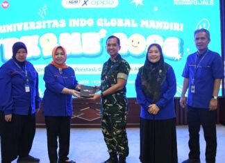 Bangun Generasi Muda Berkarakter, Kasrem 044/Gapo Sampaikan Materi Bela Negara di PKKMB IGM