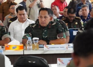 Danrem 044/Gapo Hadiri Rakor Karhutla Sumsel, Perkuat Sinergi Penanganan di Lapangan