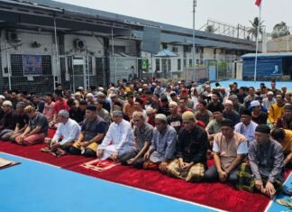 Rutan Kelas I Palembang Gelar Sholat Istisqa, Ikhtiar Bersama Memohon Hujan dan Keselamatan dari Kekeringan