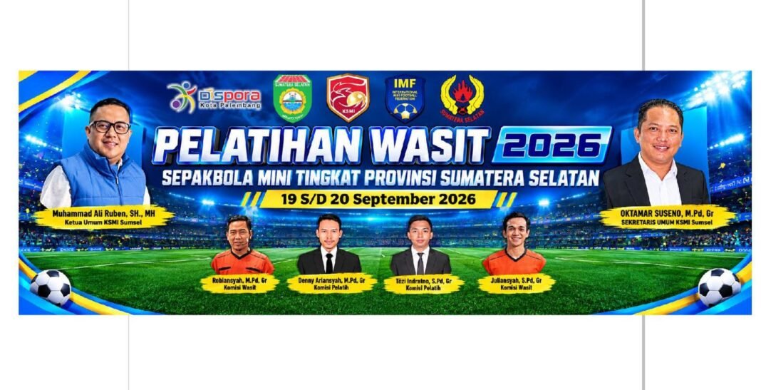 KSMI Sumsel Perkuat Pembinaan Sepakbola Mini, Pelatihan Wasit dan Liga Santri Jadi Andalan KSMI Sumsel Perkuat Pembinaan Sepakbola Mini, Pelatihan Wasit dan Liga Santri Jadi Andalan