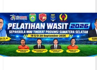 KSMI Sumsel Perkuat Pembinaan Sepakbola Mini, Pelatihan Wasit dan Liga Santri Jadi Andalan