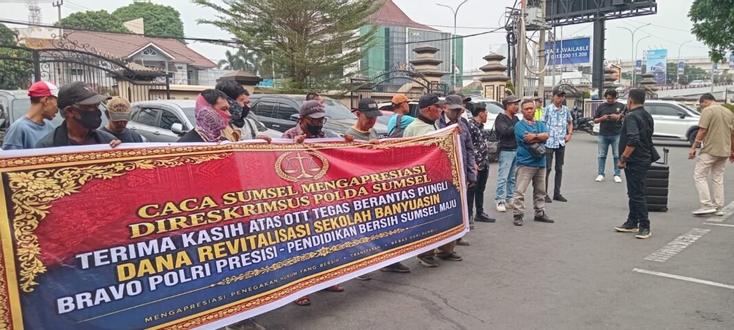 OTT Dana Revitalisasi Sekolah Disorot, CACA Sumsel Minta Polda Sumsel Kembangkan Penyidikan OTT Dana Revitalisasi Sekolah Disorot, CACA Sumsel Minta Polda Sumsel Kembangkan Penyidikan