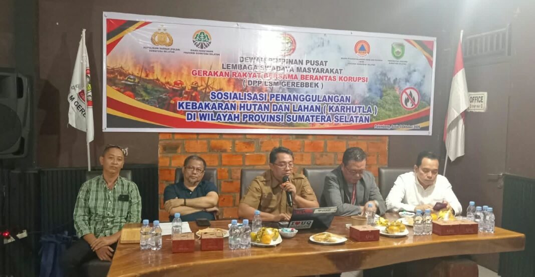 GEREBBEK Kumpulkan Aparat, Akademisi, Aktivis dan LSM Bahas Strategi Penanganan Karhutla Sumsel GEREBBEK Kumpulkan Aparat, Akademisi, Aktivis dan LSM Bahas Strategi Penanganan Karhutla Sumsel