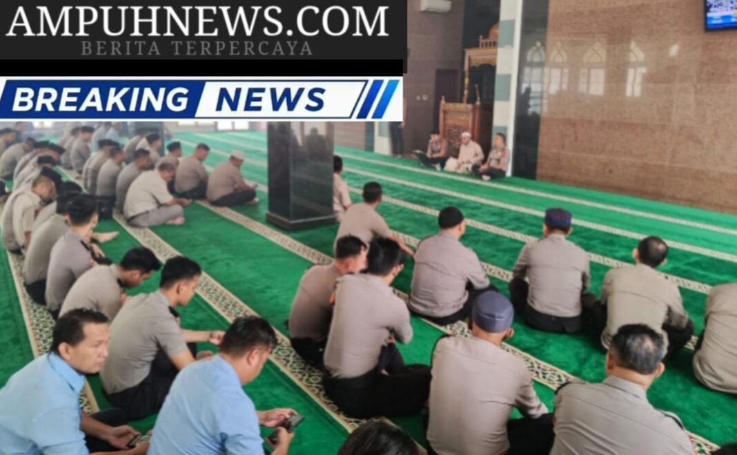 Polda Sumsel Gelar Binrohtal Rutin Perkuat Keimanan dan Integritas Personel Polda Sumsel Gelar Binrohtal Rutin Perkuat Keimanan dan Integritas Personel